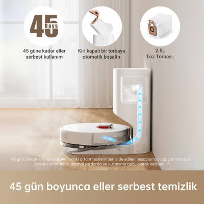 Dreame D10 Plus Gen 2 Çöp İstasyonlu Akıllı Robot Süpürge - 2