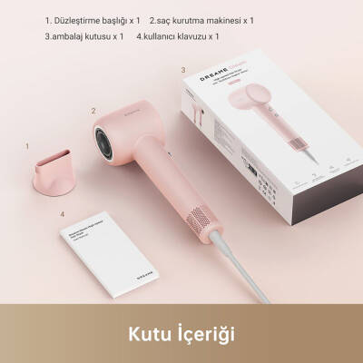 Dreame Hair Gleam 1600 W Saç Kurutma Makinesi Pembe - 7